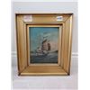 Image 1 : Framed Ship Painting