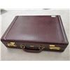 Image 2 : Vintage Leather Hard Briefcase by Pierre Cardin
