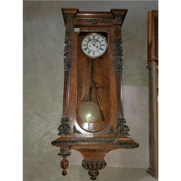 Antique Victorian Wall Clock - Restoration Incomplete