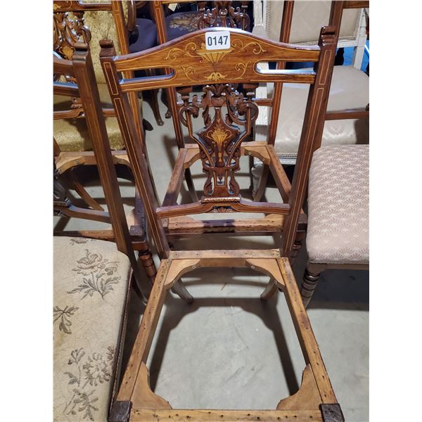 Antique Wood Chairs - Restoration Incomplete