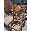 Image 2 : Antique Wood Chairs - Restoration Incomplete