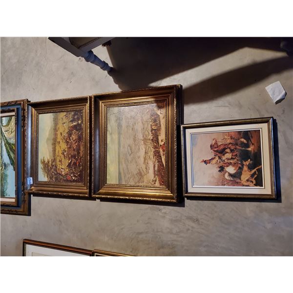 Framed Prints - Hunting Scenes