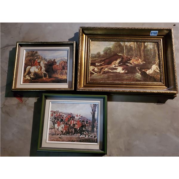 Framed Prints - Victorian Hunting Scenes