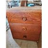 Image 2 : Antique 3 Drawer Side Table
