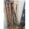 Image 1 : Miscellaneous Lot of Tools, Rebar, Metal Posts