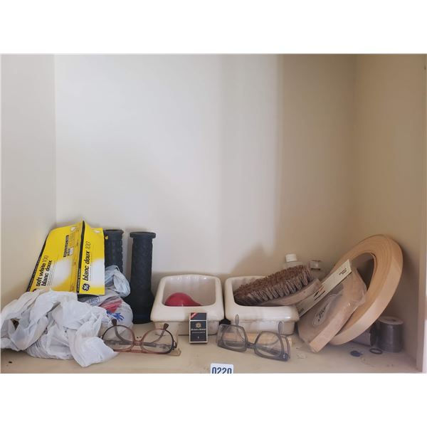 Miscellaneous Lot of Flashlights, Light Bulbs, Matches, Vintage Protective Glasses & More