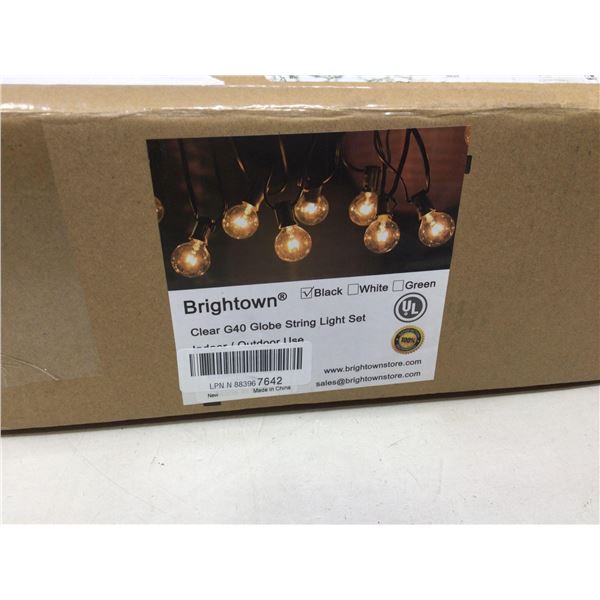 Brightown Black String Glow Light Set