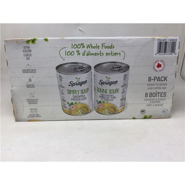 Sprague Simply Soup-Chickpea and Potato Leek (8 x 898ml)