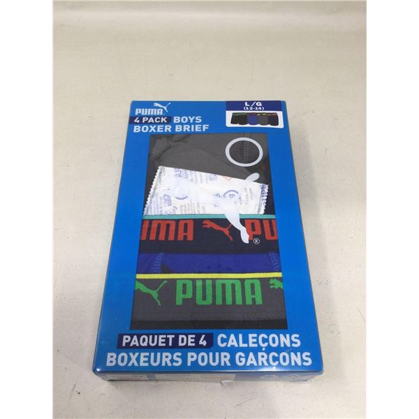 Puma Boys Boxer Briefs (L)