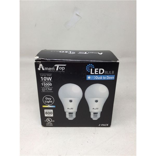 AmeriTop LED Bulb 2pk (10w)