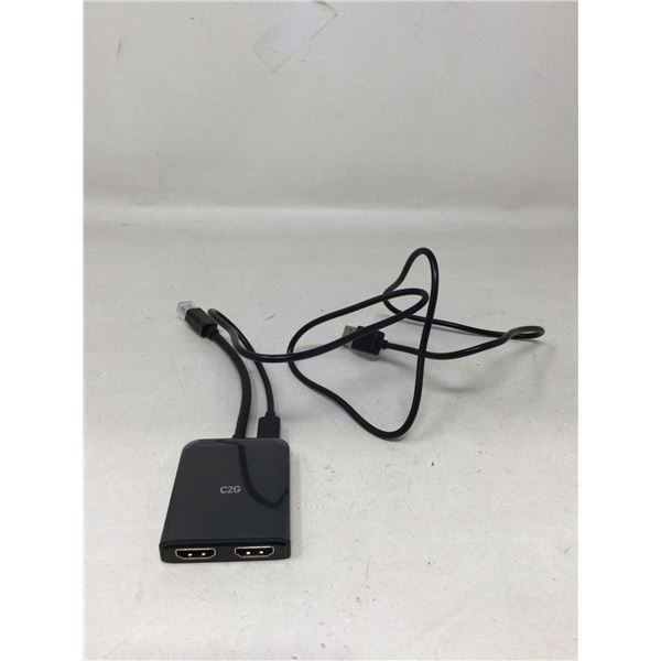 Mini DisplayPort 1.2 to Dual HDMI Adapter with USB Powered MST