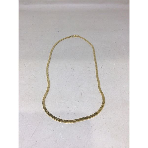 Snake Chain Gold Plated Necklace