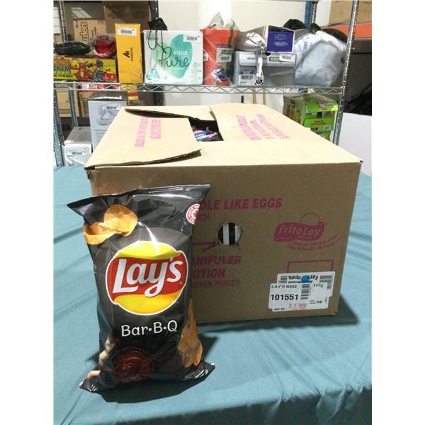 Case of Lays Bar-B-Q Potato Chips (18 x 165g)