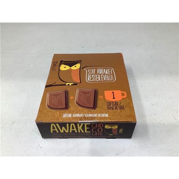 Awake Caffeinated Chocolate Squares