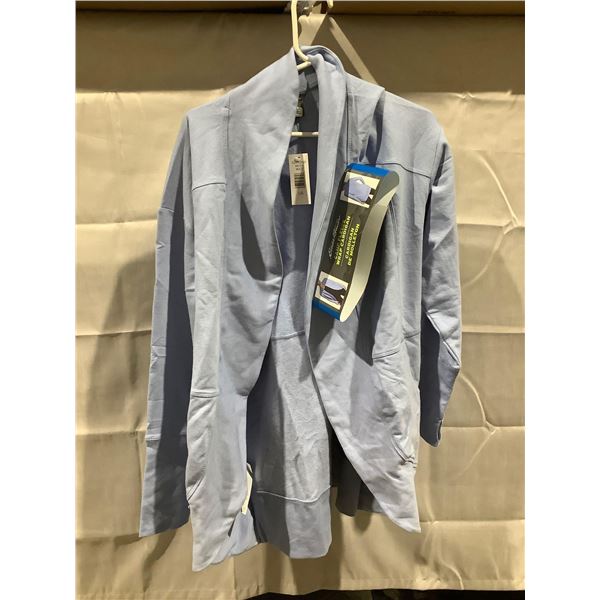 Eddie Bauer Camp Fleece Wrap cardigan (L)