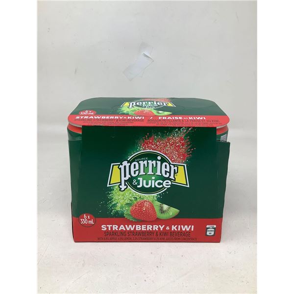 Perrier & Juice-Strawberry & Kiwi (6 x 330ml)