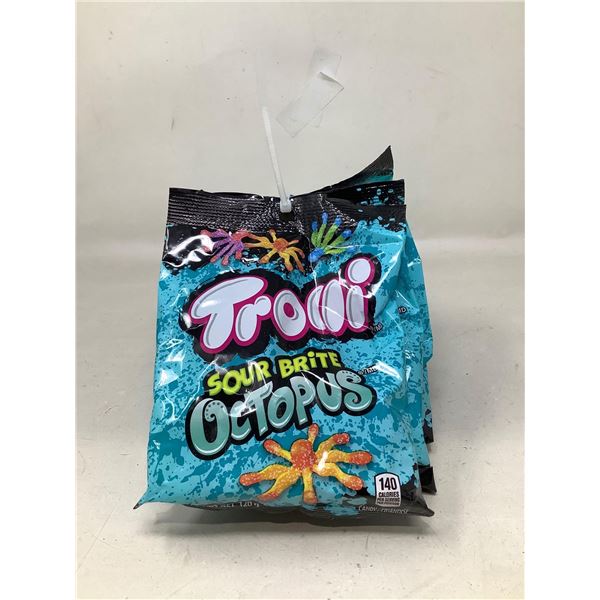 Trolli Sour Brite Octopus Gummy Candy (6 x 120g)
