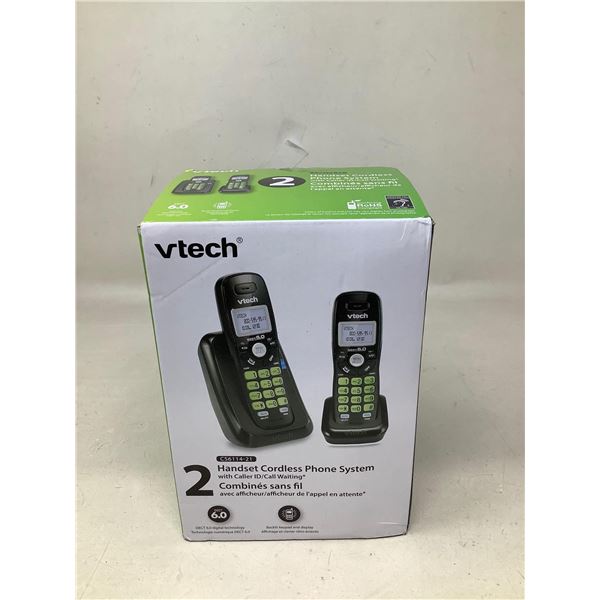 VTech 2 Handset Cordless Phone System with Call ID/Waiting