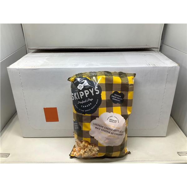 Case of Skippys Cheddar Cheese Kettle Corn