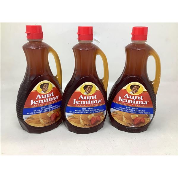 Aunt Jemima Lite Syrup (3 x 750ml)