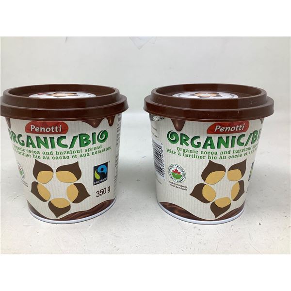 Penotti Organic Cocoa and Hazelnut Spread (2 x 350g)