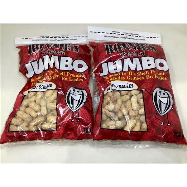 Ronnies Original Jumbo Salted Peanuts (2 x 700g)