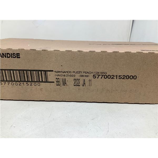 Maynards Fuzzy Peach Candy (12 x 185g)