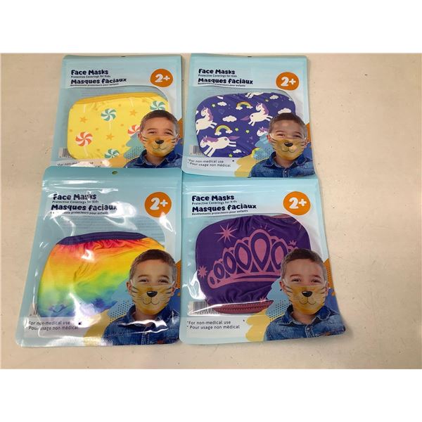 Lot of Kids Face Masks (4ct)