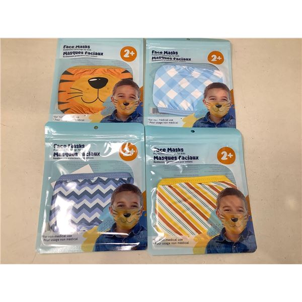 Lot of Kids Face Masks (4ct)