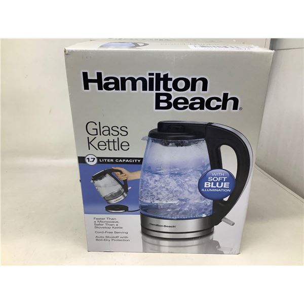 Hamilton Beach Glass Kettle 1.7L