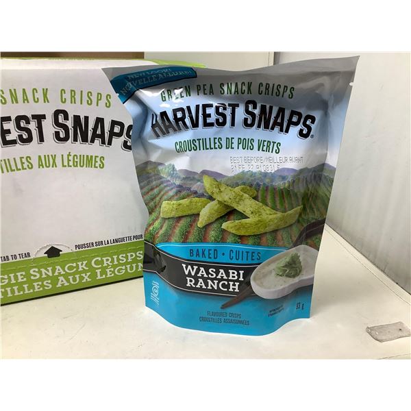 Harvest Snaps-Baked Wasabi Ranch Pea Snacks (12 x 93g)
