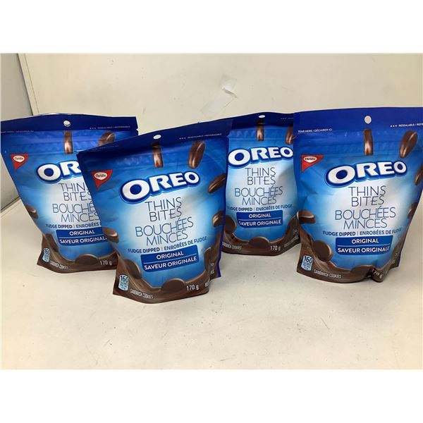 Oreo Thins- Fudge Dipped Originals (4 x 170g)