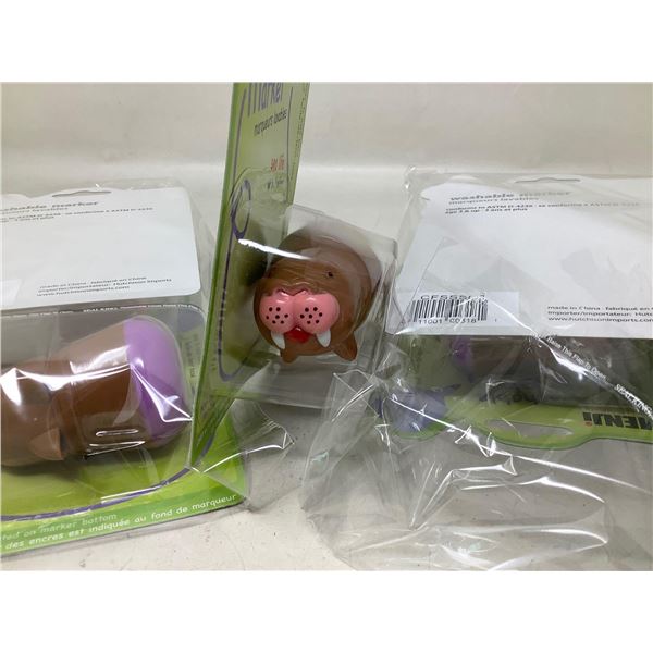 Menji Washable Walrus Markers (2 x 4)