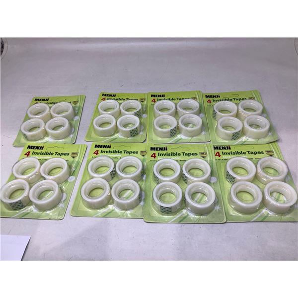 Menji Invisible Tapes (8 x 4)