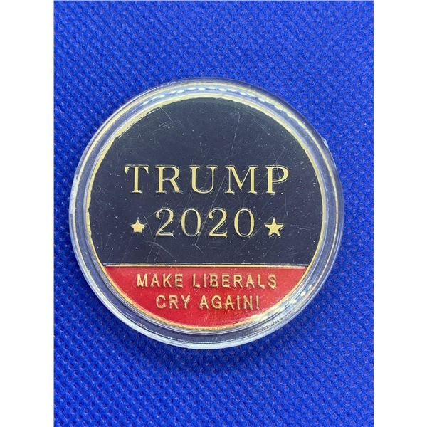 Trump 2020 cased commemorative make merica great again Medallion