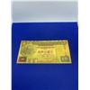 Image 1 : Hong Kong  24K GP international banknote commemorative issue