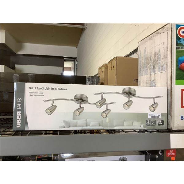 UberHaus Set of Two 3-Light Track Fixtures
