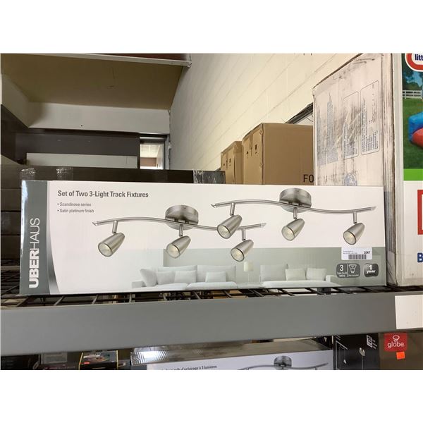 UberHaus Set of Two 3-Light Track Fixtures