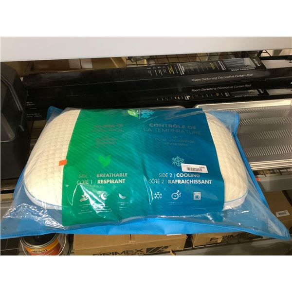 Climate Control 2-in-1 Reversible Memory Foam Pillow