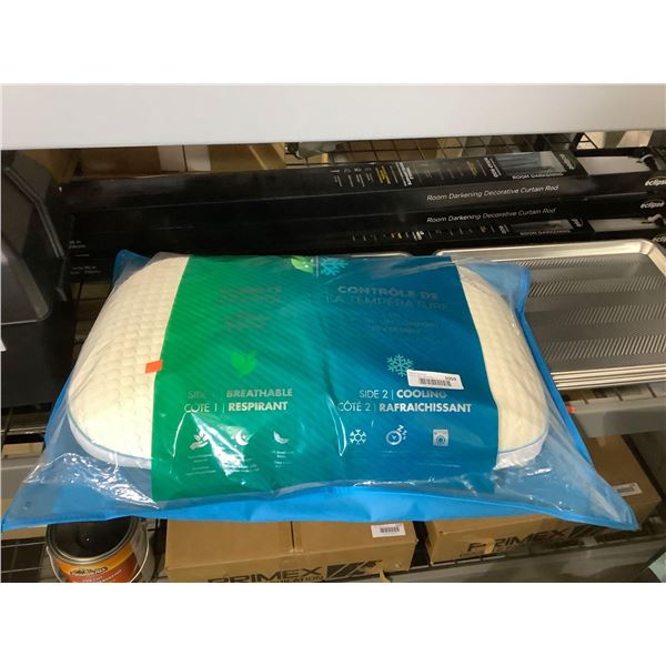 Climate Control 2-in-1 Reversible Memory Foam Pillow