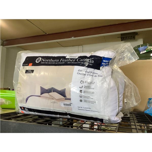 Northern Feather Canada Queen Size Zen Fibre Pillow