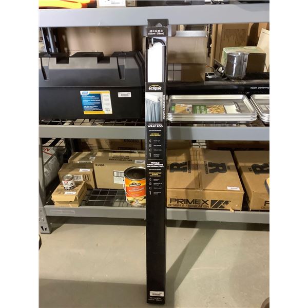 Eclipse Room Darkening Wrap Rod (48in to 86in)