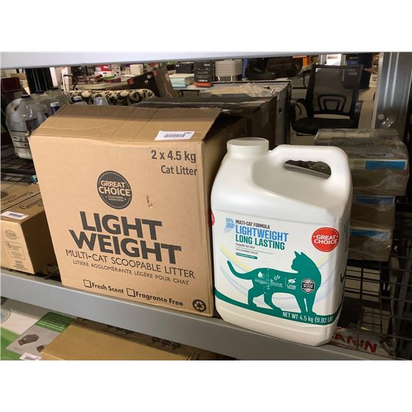 Case of Great Choice Multi-Cat Formula Cat Litter (2 x 4.5kg)