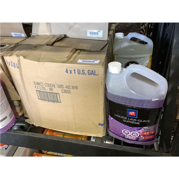 Case of Windshield Washer Fluid -45 (4 x 3.78L)