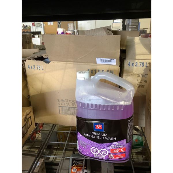 Case of Windshield Washer Fluid -45 (4 x 3.78L)