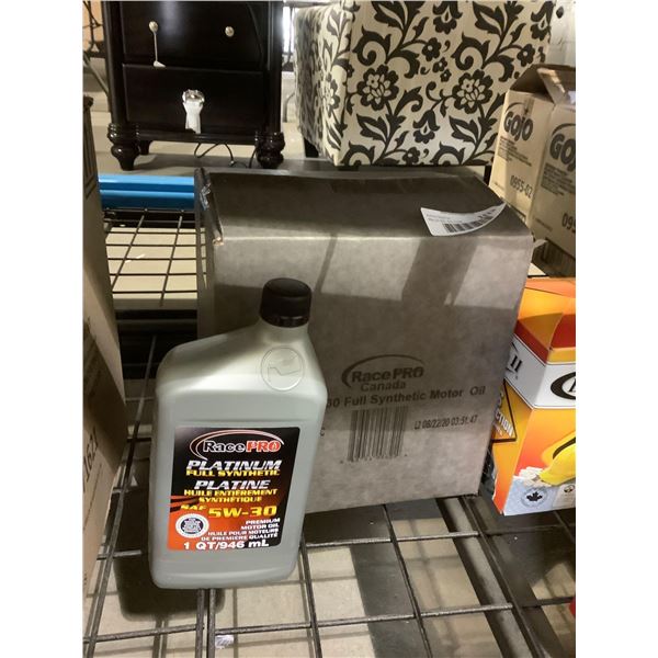 Case of Race Pro Platinum Full Synthetic 5W-30 Premium Motor Oil (6 x 946mL)