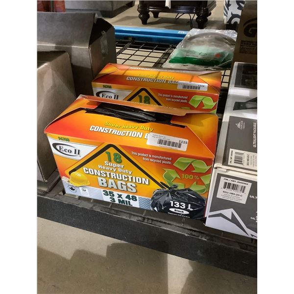 Eco II Super Heavy Duty Construction Bags (133L)