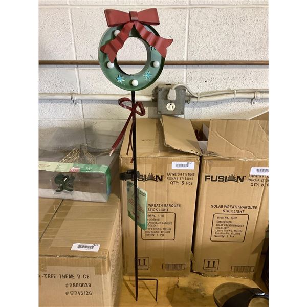 Case of 6 Fusion Solar Wreath Stick Lights