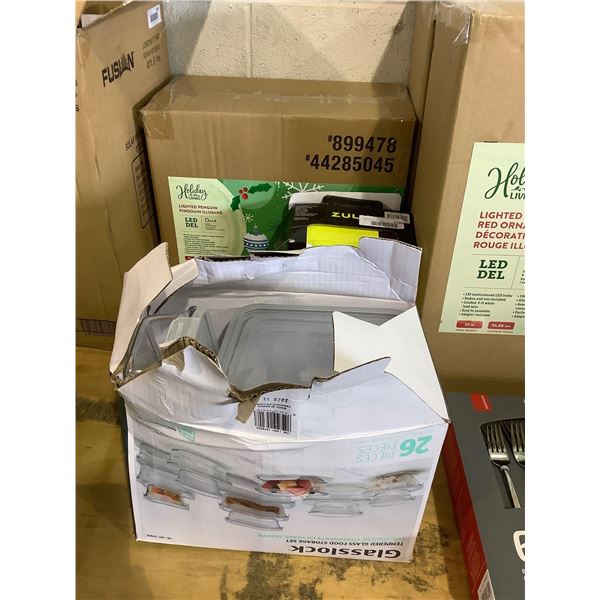 Glasslock Tempered Glass Food Storage Set