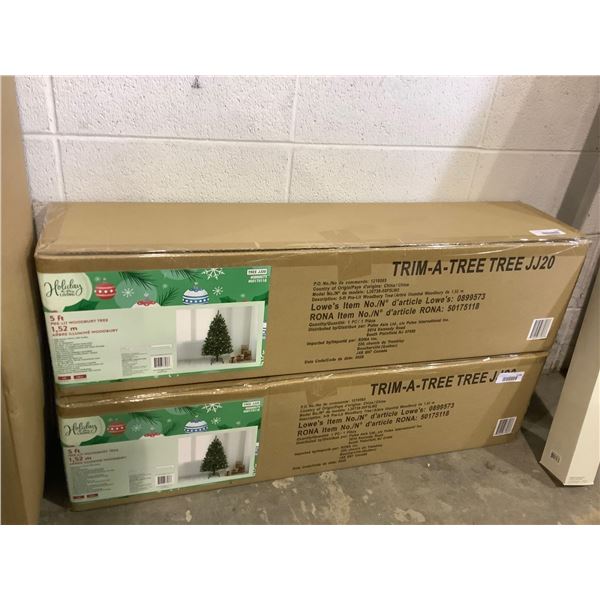 Holiday Living 5ft Pre-Lit Woodbury Tree